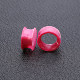 3-25mm-Thin-Silicone-Flexible-Red-Pink-White-Ear-Tunnels-Double-Flared-Expander-Ear-plug-tunnel