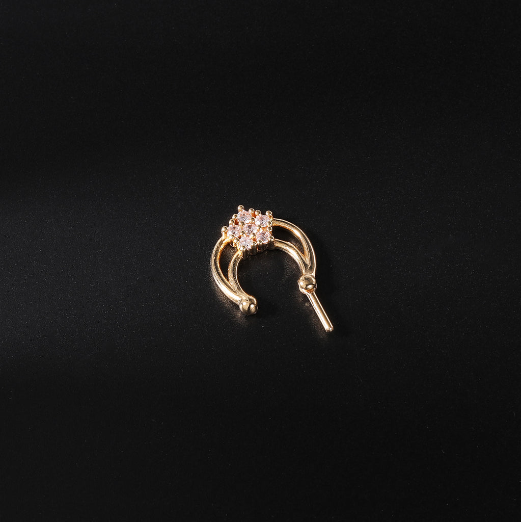 16g-flower-nose-septum-clicker-ring-gold-sliver-color-stainless-steel-helix-cartilage-piercing