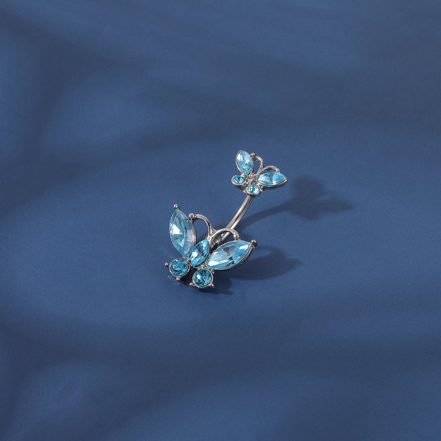 butterfly belly button rings