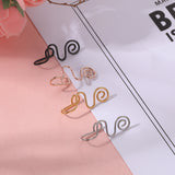 16G 4 Colors U-shaped Nose Clip Mosquito Coil Shape Fake Nose Jewelry