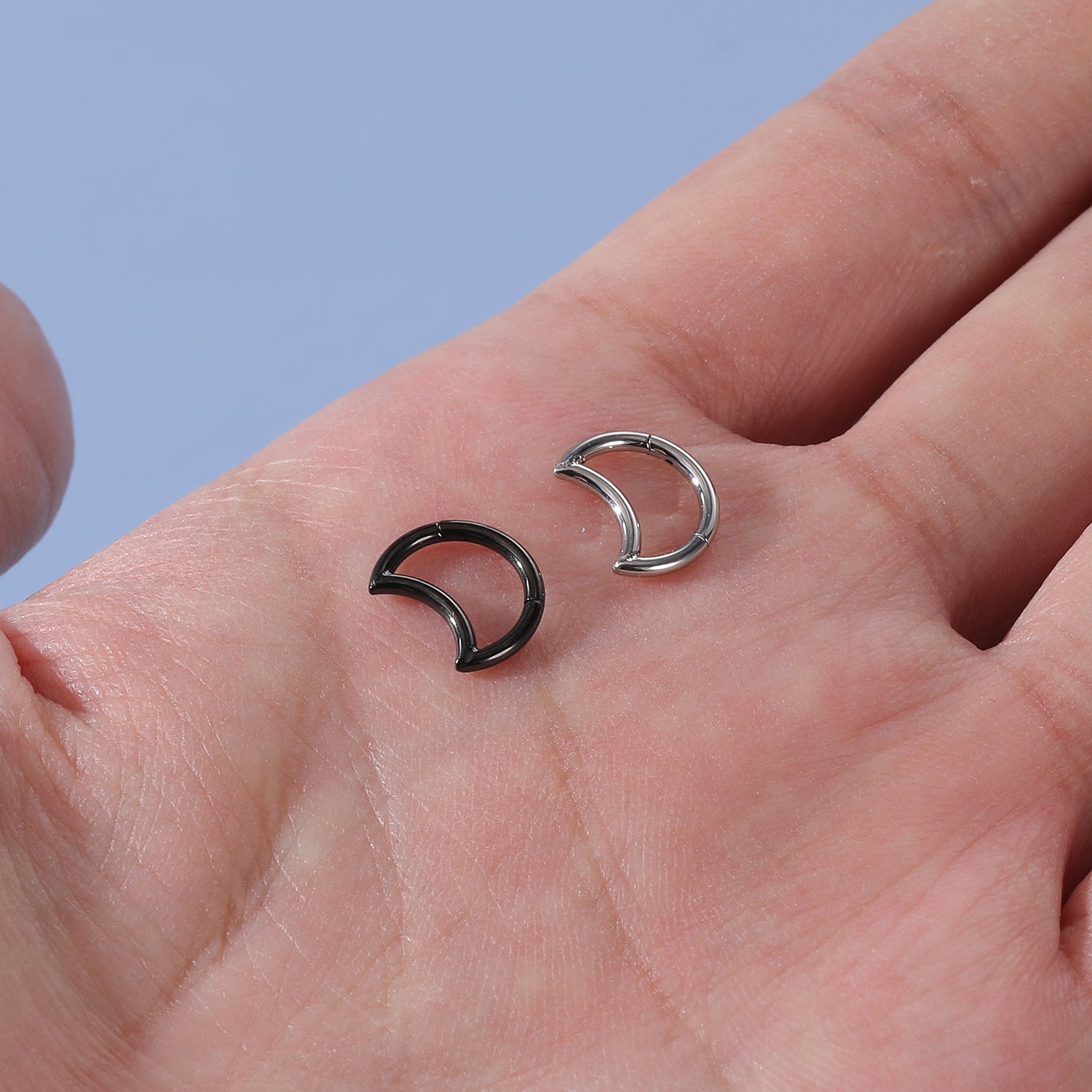 16g-moon-cute-nose-septum-ring-black-sliver-clicker-stainless-steel-helix-cartilage-piercing