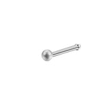 20G Frosted Ball Nose Studs Piercing Nose Bone Shape L Shape Crokscrew Nose Rings Stainless Steel Nostril Piercing