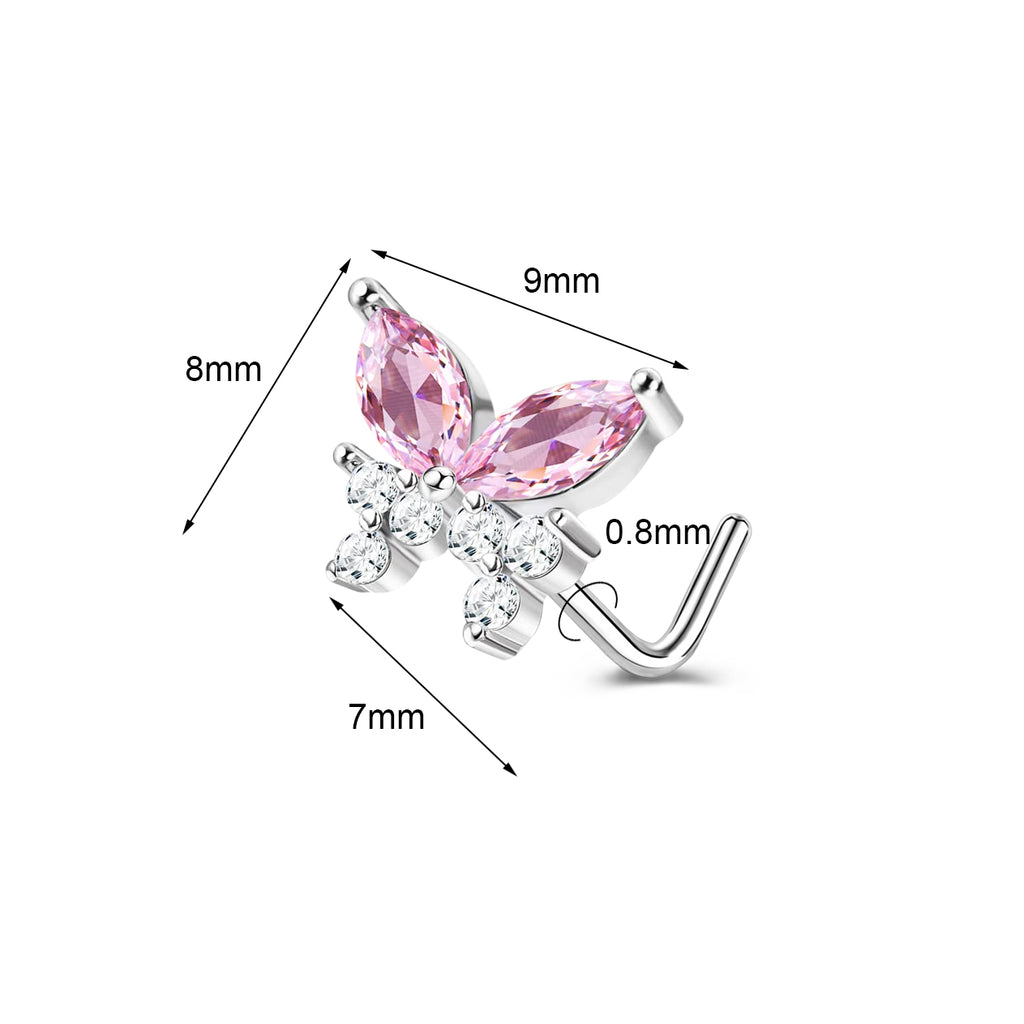 20g-copper-butterfly-nose-stud-piercing-l-shaped-nostril-piercing-pink-crystal-nose-ring