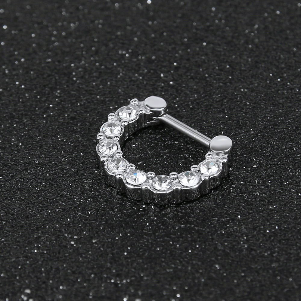 316L-Stainless-Steel-16G-Septum-Clicker-White-Zirconia-Cartilage-Helix-Earring
