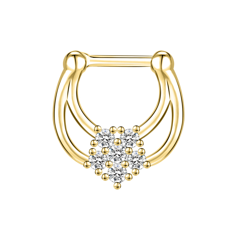 16g-flower-nose-septum-clicker-ring-gold-sliver-color-stainless-steel-helix-cartilage-piercing