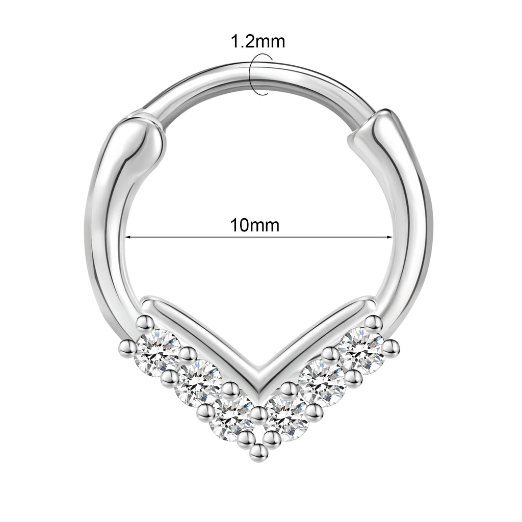16g-v-shape-septum-clicker-nose-ring-white-crystal-cartilage-helix-piercing