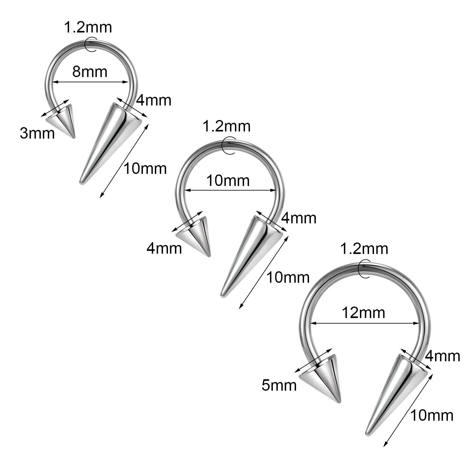 16g-spike-nose-septum-ring-horseshoe-helix-cartilage-piercing-1