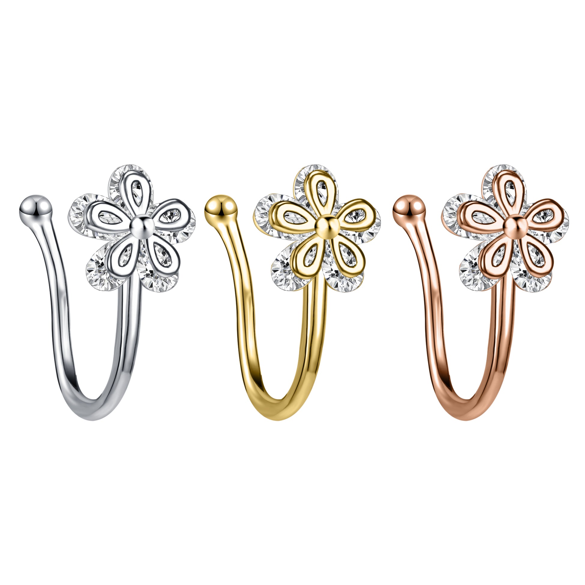 zs-white-zircon-flower-u-shaped-nose-clip-simple-stainless-steel-fake-nose-ring
