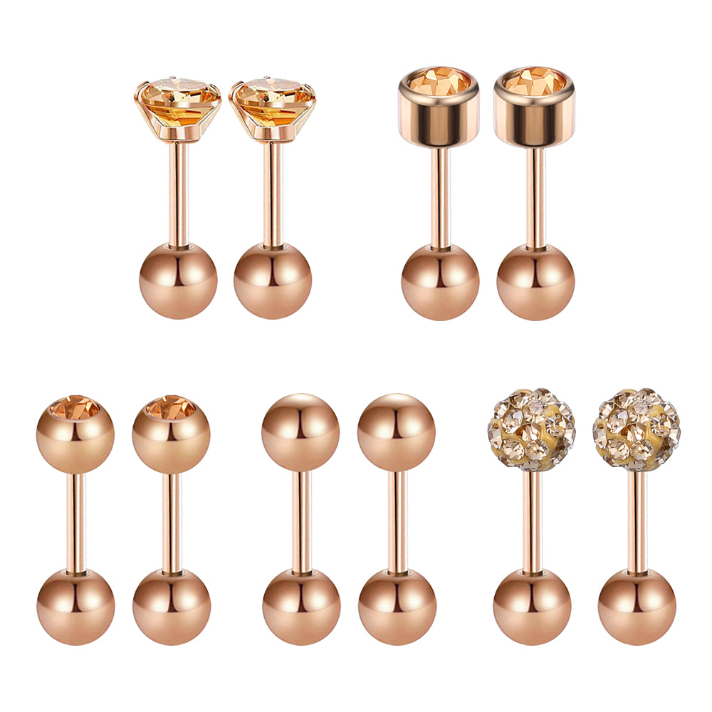 10pcs-set-18g-ball-crystal-stud-earring-rose-gold-ear-stud-economic-set