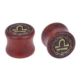 1-Pair-8-20mm-Reddish-Brown-Libra -Ear-Plug-Tunnel-Carved-Solid-Wood-Expander-Ear-Gauges-Piercings
