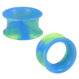5-22mm-Thin-Silicone-Flexible-Blue-Green-Ear-Tunnels-Double-Flared-Expander-Plugs-and-tuunels
