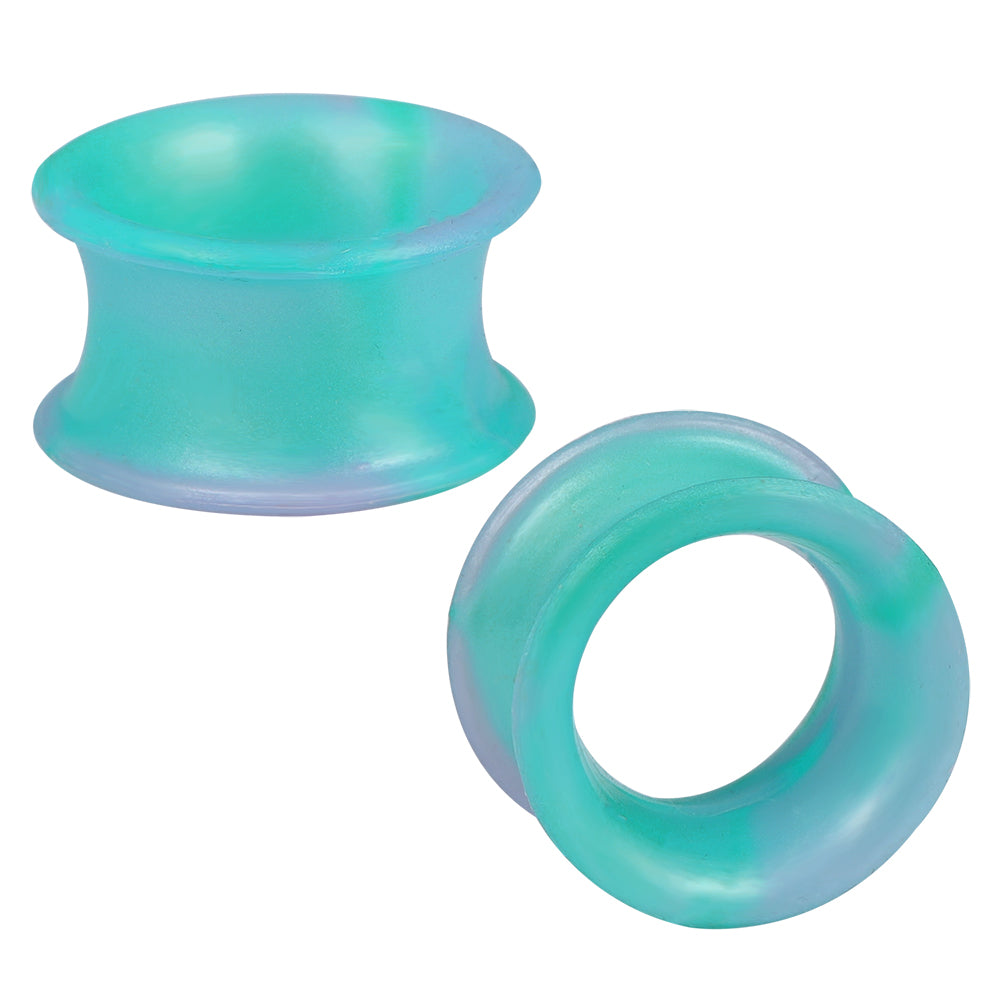 5-22mm-Thin-Silicone-Flexible-Blue-Grey-Green-Ear-Tunnels-Double-Flared-Expander-Plugs-and-tuunels