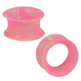 5-22mm-Thin-Silicone-Flexible-Pink-Yellow-Ear-Tunnels-Double-Flared-Expander-Plugs-and-tuunels