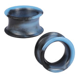 5-22mm-Thin-Silicone-Flexible-Light-Blue-Black-Ear-Tunnels-Double-Flared-Expander-Ear-plug-tunnel
