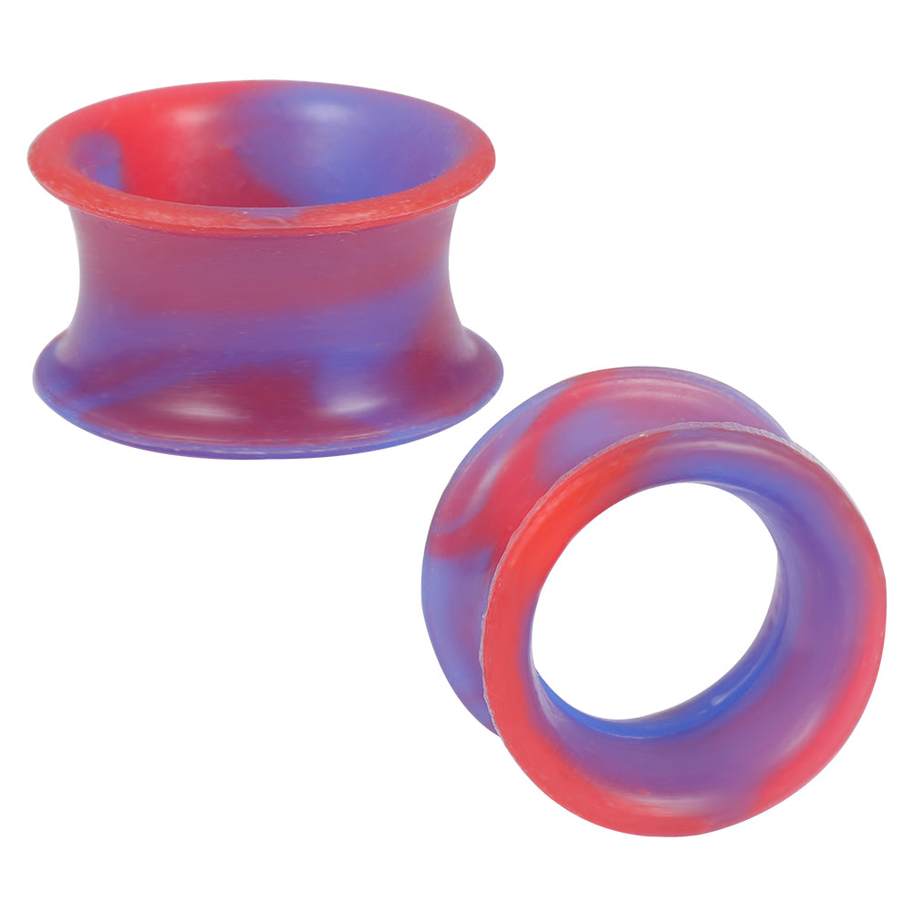 5-22mm-thin-silicone-flexible-red-blue-ear-tunnels-double-flared-expander-ear-gauges