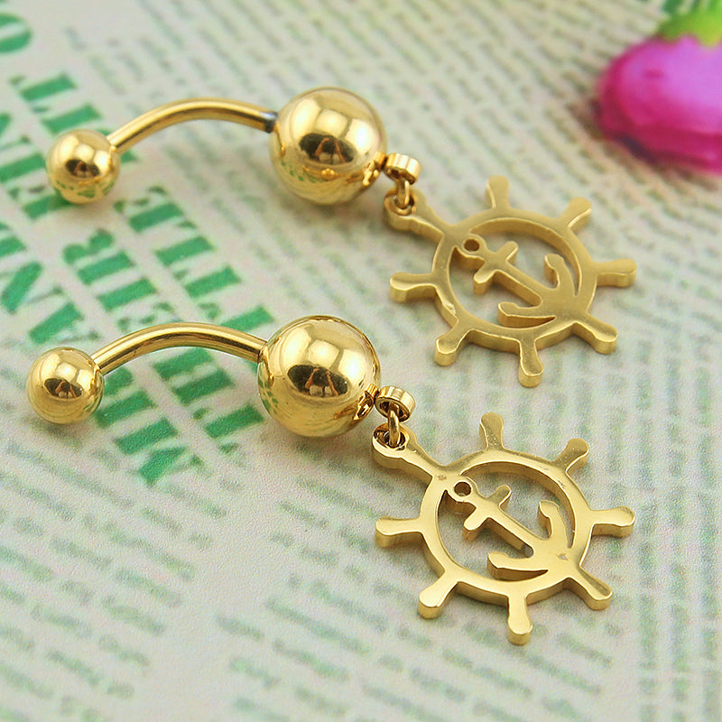 dangle belly button rings