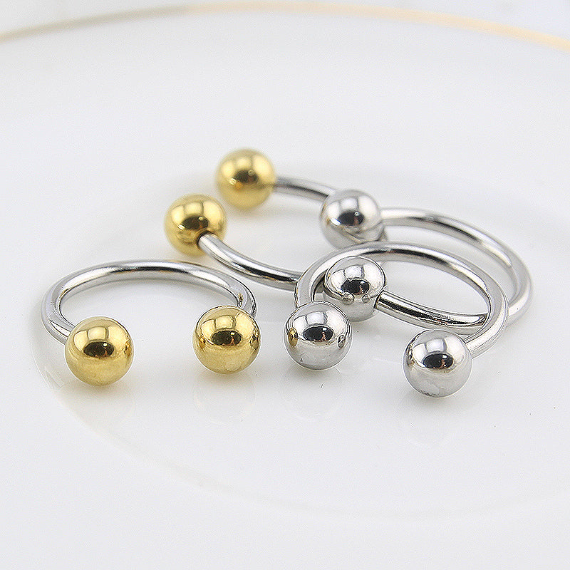 1-Pair-14G-Septum-Ring-316L-Stainless-Steel-Helix-Tragus-Cartilage-Piercing