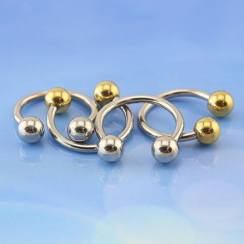 1-Pair-14G-Septum-Ring-316L-Stainless-Steel-Helix-Tragus-Cartilage-Piercing
