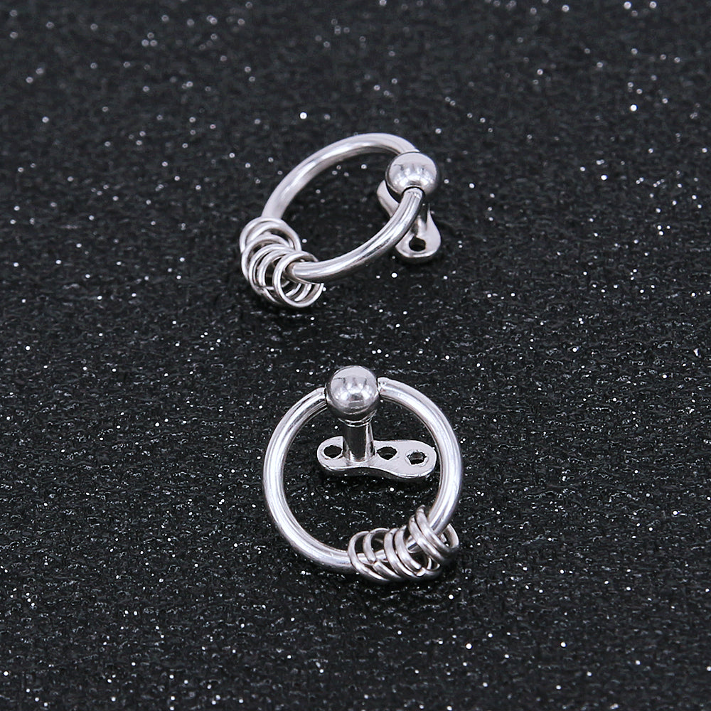2 Pieces 14g Captive Ring Dermal Tops & Surgical Steel Base Anchor Microdermals