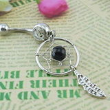 14g-Dreamcatcher-Belly-Button-Rings-Stainless-Steel-Dangle-Belly-Navel-Piercing-Jewelry