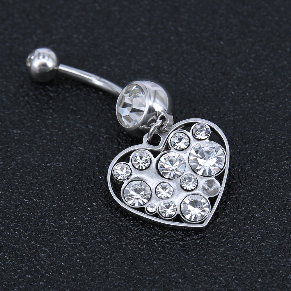 14g-Drop-Dangle-Heart-Shape-Navel-Rings-Stainless-Steel-Navel-Piercing-Jewelry
