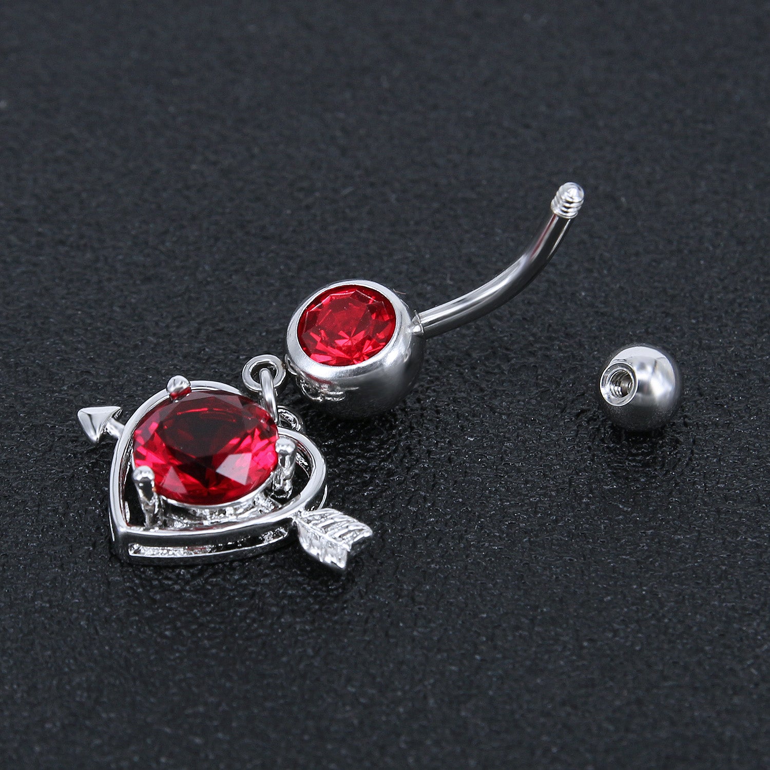 14g-Heart-Stainless-Steel-Belly-Button-Rings-Red-Zircon-Dangle-Belly-Rings-Jewelry