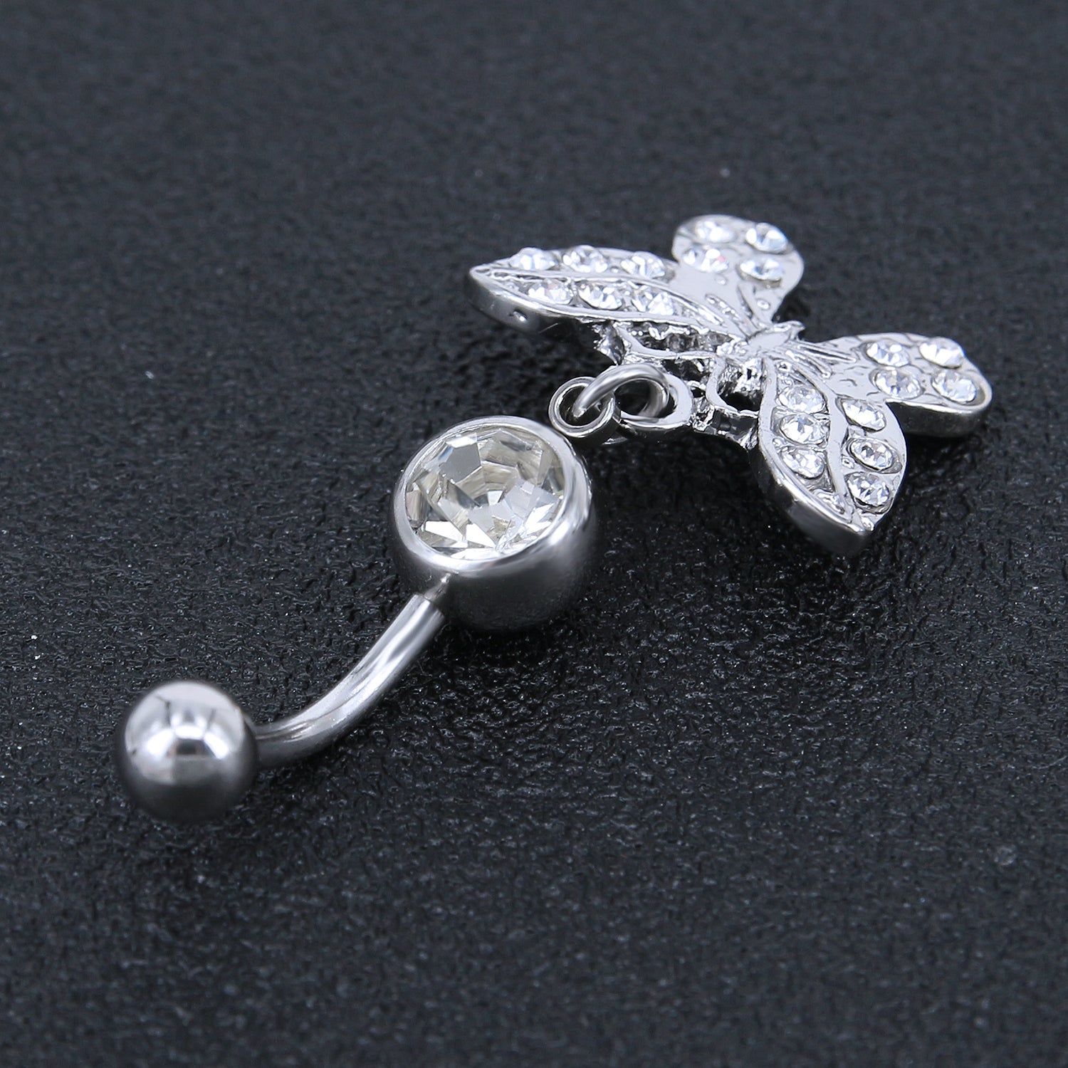 14g-Drop-Dangle-Butterfly-Crystal-Belly-Rings-Stainless-Steel-Navel-Piercing-Jewelry