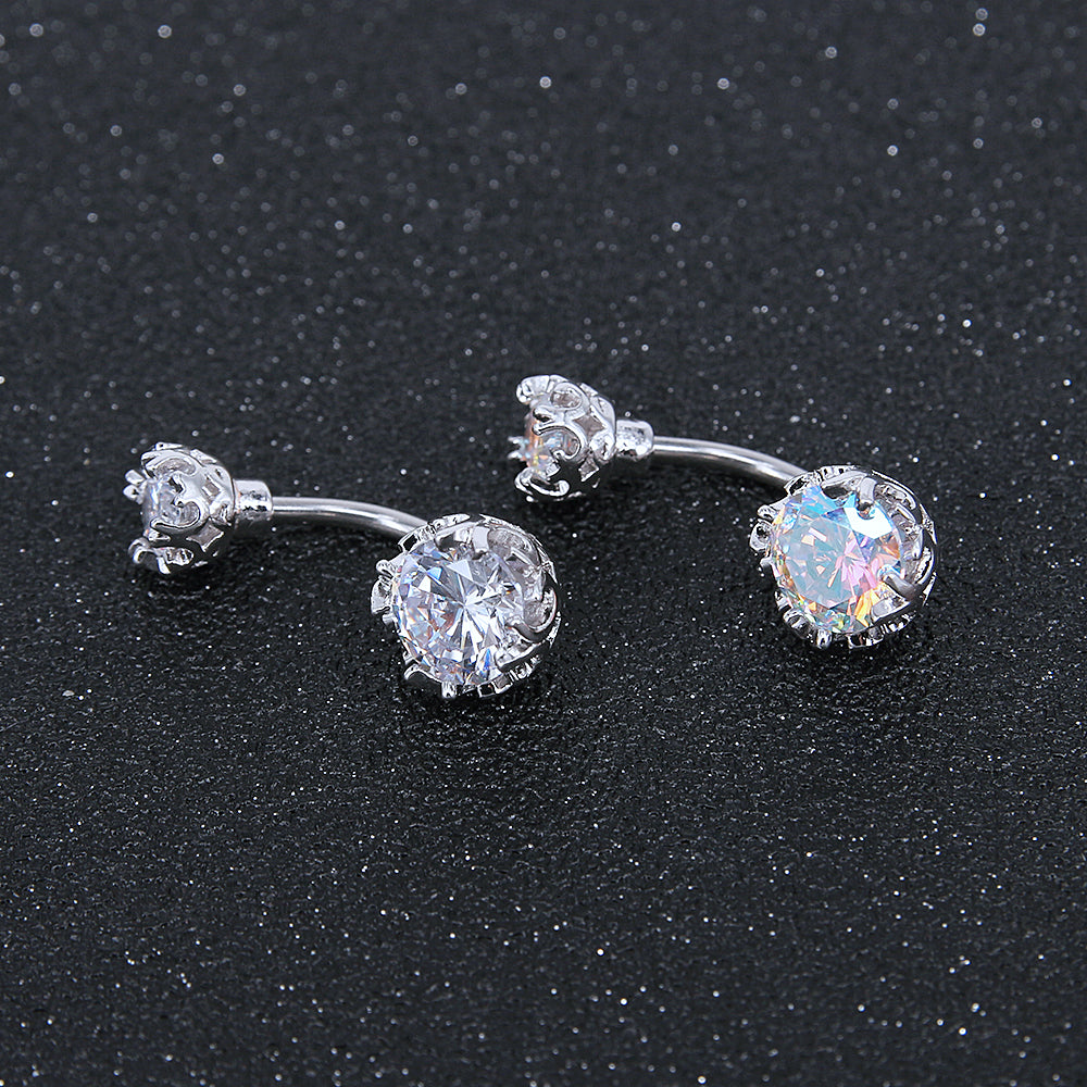14g-Hollow-Carved-Stainless-Steel-Belly-Button-Rings-Double-Crystal-Navel-Ring-Piercing-Jewelry