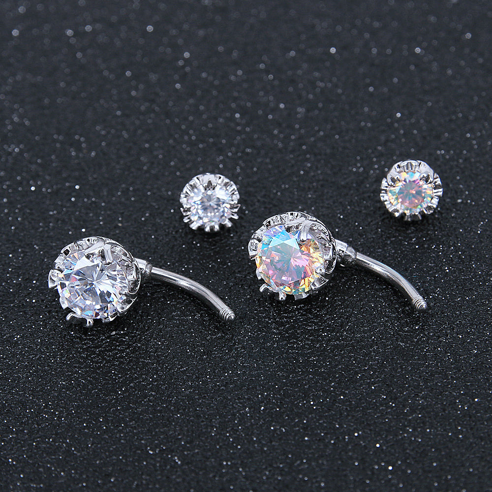 14g-Hollow-Carved-Stainless-Steel-Belly-Rings-Double-Crystal-Navel-Piercing-Jewelry