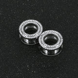 1-Pair-6-18mm-316L-Stainless-Steel-Ear-Tunnel-Plug-Cubic-Zircon-Expander-Ear-Gauges-Body-Jewelry