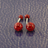 14g-Red-Double-Ball-Navel-Rings-Stainless-Steel-Cubic-Zirconia-Navel-Piercing-Jewelry