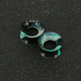 3-25mm-Thin-Silicone-Flexible-Black-Blue-White-Ear-Stretchers-Round-Edge-Double-Flared-Expander-Ear-Gauges