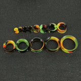 3-25mm-Thin-Silicone-Flexible-Black-Yellow-Green-Ear-Tunnels-Round-Edge-Double-Flared-Expander-Ear-Gauges