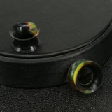 3-25mm-Thin-Silicone-Flexible-Black-Yellow-Green-Plugs-and-tuunels-Round-Edge-Double-Flared-Expander-Ear-Gauges
