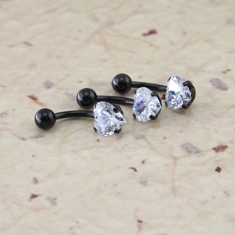 14g-Black-Heart-Stars-Shape-Navel-Ring-Piercing-Stainless-Steel-Cubic-Zirconia-Navel-Piercing-Jewelry