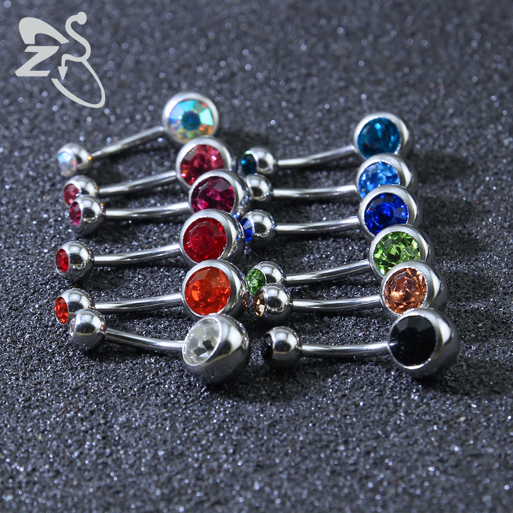 14g-Double-Crystal-Belly-Button-Rings