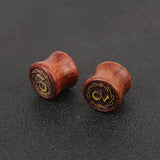 1-Pair-8-20mm-Reddish-Brown-Capricornus-Ear-Plug-Carved-Solid-Wood-Expander-Ear-Gauges-Piercings