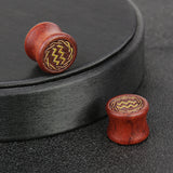 1-Pair-8-20mm-Reddish-Brown-Aquarius-Ear-Plug-Tunnel-Carved-Solid-Wood-Expander-Ear-Stretchers-Piercings