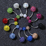 Colorful-Crystal-Ball-Belly-Button-Rings