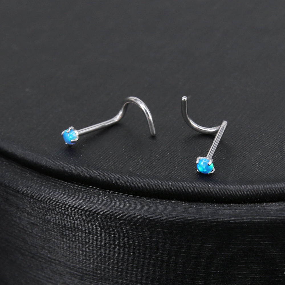 1Pc-20g-Natural-Opal-Stone-Nose-Stud-Piercing-Nose-Screws