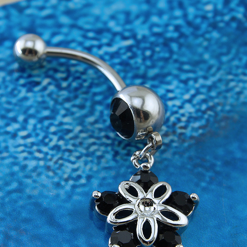 14g-Stars-Stainless-Steel-Belly-Button-Rings-Black-Crystal-Dangle-Navel-Rings-Jewelry