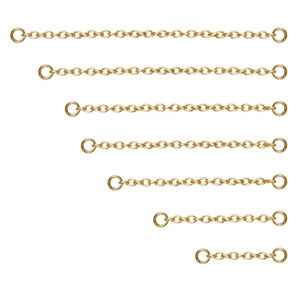 7pcs-set-stainless-steel-gold-nose-stud-chain-economic-set