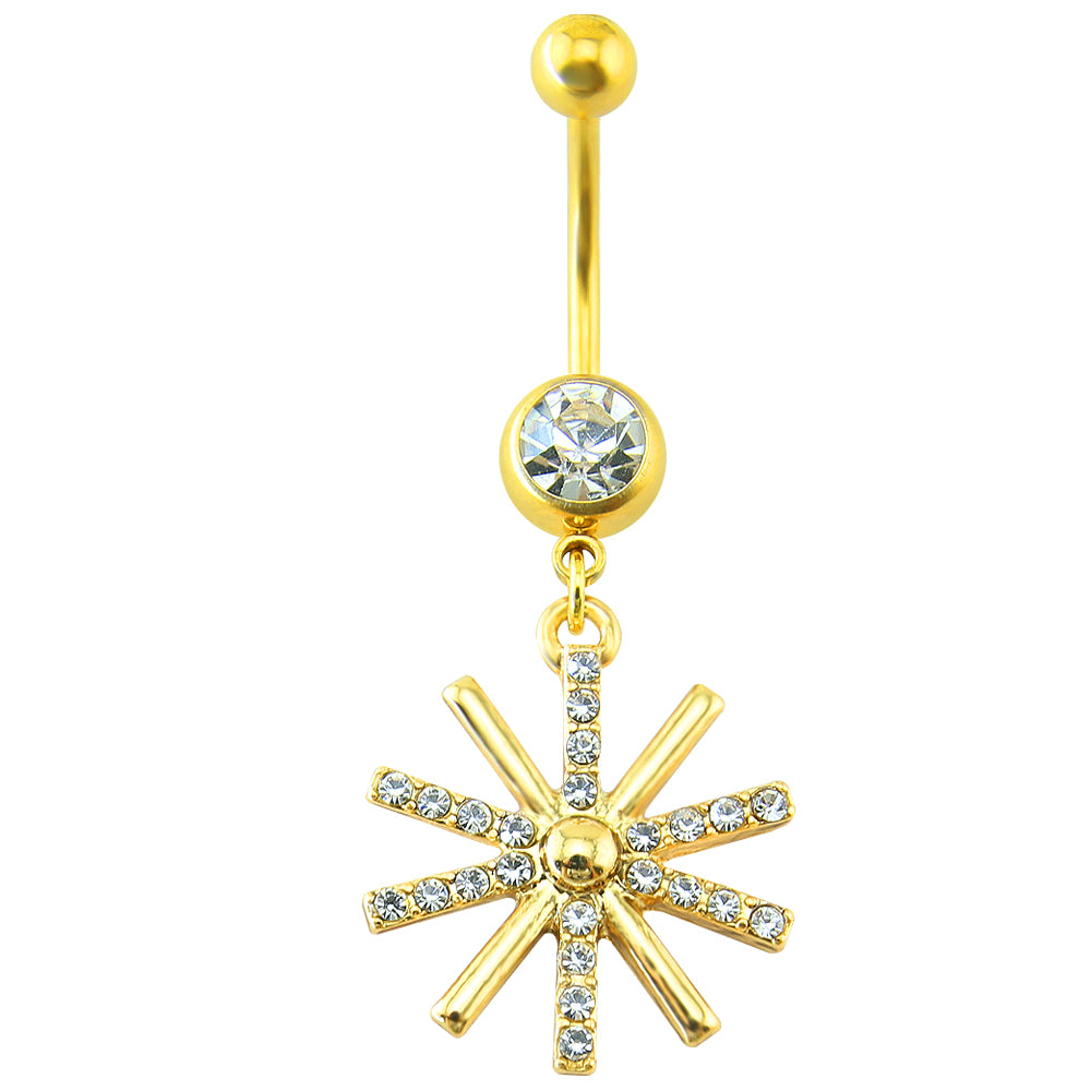 14g-Sun-Flower-Stainless-Steel-Belly-Button-Rings-Gold-Plated-Dangle-Navel-Piercing-Jewelry