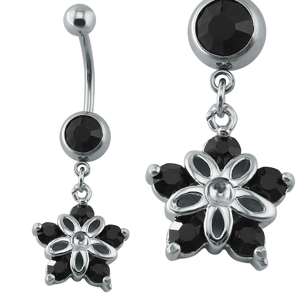 14g-Stars-Stainless-Steel-Belly-Button-Rings-Black-Crystal-Dangle-Belly-Navel-Piercing-Jewelry