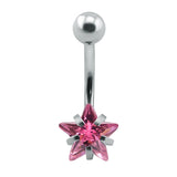 14g-Stars-Stainless-Steel-Belly-Button-Rings-Cubic-Zirconia-Navel-Piercing-Jewelry