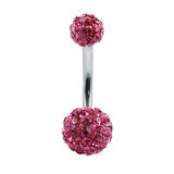 14g-Navel-Rings-Belly-Button-Crystal-Ball-Body-Piercing