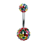 Colorful-Crystal-double-Ball-Navel-Ring