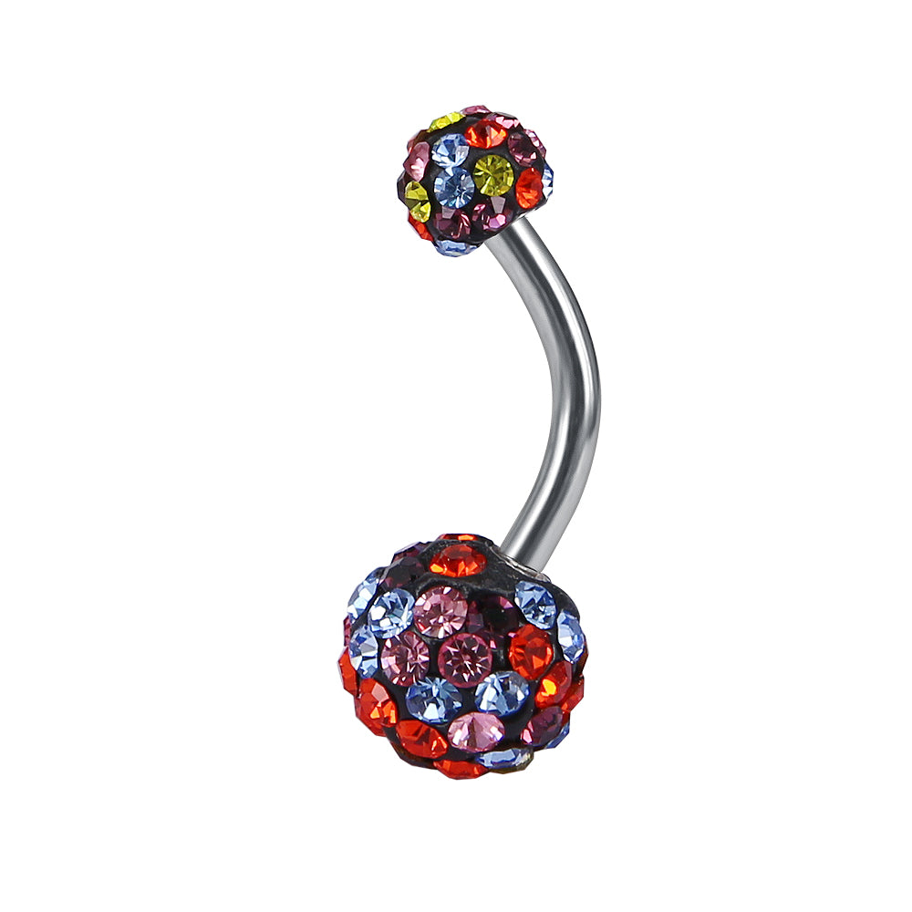 14g-Double-Ball-Belly-Button-Rings-Cubic-Zirconia-Navel-Piercing-Jewelry