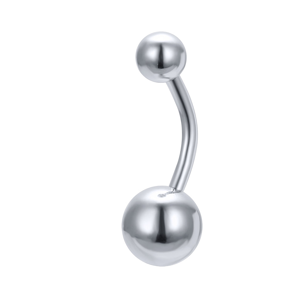 316L-Surgical-Stainless-Steel-Double-Ball-Belly-Button-Rings