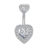 Heart-Shape-Rose-Gold-Crystal-14g-Cubic-Zirconia